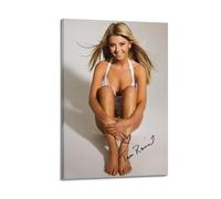 Generisch Tara Reid - Poster artistico con stella del cinema, su tela, pittura decorativa, stampa moderna, 40 x 60 cm