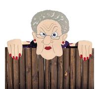 Generisch Targhetta da giardino - 15,75 pollici di lunghezza, uomo in vista, ornamento | styling, bordo superiore, vacanze, feste, decorazione per la casa, ospiti benvenuti, amici per ridere, meteo