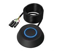 Generisch Tasto per computer, pulsante di estensione del computer, pulsante con cavi da 1,8 m, pulsante per scheda madre, estensione per tasti on/off per scuola, hotel