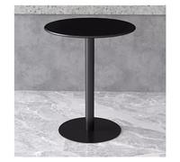 Generisch Tavolo da bistro - Iron Metal Round Patio Dining Table, piccola caffetta/bar/dessert Table, ideale per divani e uso esterno
