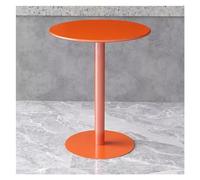Generisch Tavolo da bistro - Iron Metal Round Patio Dining Table, piccola caffetta/bar/dessert Table, ideale per divani e uso esterno