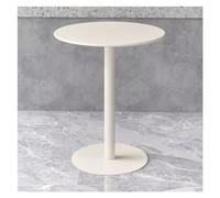 Generisch Tavolo da bistro - Iron Metal Round Patio Dining Table, piccola caffetta/bar/dessert Table, ideale per divani e uso esterno