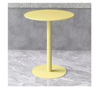 Generisch Tavolo da bistro - Iron Metal Round Patio Dining Table, piccola caffetta/bar/dessert Table, ideale per divani e uso esterno