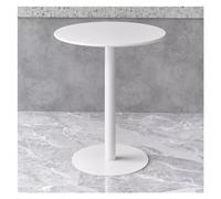 Generisch Tavolo da bistro - Iron Metal Round Patio Dining Table, piccola caffetta/bar/dessert Table, ideale per divani e uso esterno