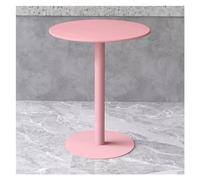 Generisch Tavolo da bistro - Iron Metal Round Patio Dining Table, piccola caffetta/bar/dessert Table, ideale per divani e uso esterno