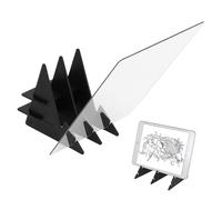 Generisch Tavolo da disegno ottico | Strumento da 10,24 pollici | PVC ABS Drawing Projector | Riflesso trasparente multiangolo leggero per bambini studenti della scuola di casa