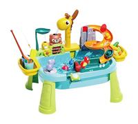 Generisch Tavolo da gioco per bambini per esterni, rubinetto a giraffa, accessorio Tun-als-ob, lavello da cucina con acqua corrente, per giochi di ruolo, coordinazione occhio-mano, giardino, cortile e