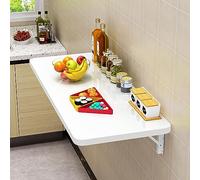 Generisch Tavolo pieghevole da parete - Space Saving Kitchen Dining Desk for Balcony, Study Room & Laptop Use - Design pieghevole per facile memorizzazione, ideale per piccoli spazi