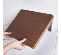 Generisch Tavolo pieghevole da parete, Wooden, Multifunctional Dining and Office Table, Compact Floating Design for Kitchen or Computer Use, Space Saving Size (50 x 31 cm)