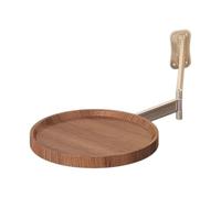 Generisch Tavolo rotondo da parete, pieghevole a 180°, moderno e spazio, per cucina, in lega di alluminio, 28 x 28 cm