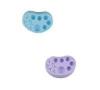 Generisch Tavolozza per ciglia in silicone, 2 pezzi, per lozioni per lifting, per ciglia e sopracciglia, vassoio con portautensili, facile da pulire