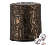 Generisch Tazza cubo in poliuretano - Spargisubo liscio e durevole | Leggero, compatto e confortevole, ideale per giochi da tavolo, giochi di società, Liar's Dice, facile da viaggiare