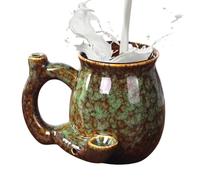 Generisch Tazza da 380 ml, adatta al microonde, tazza in ceramica per latte macchiato, per bevande calde e fredde come latte, acqua ghiacciata, succo, latte, cocktail, nonché regalo per la fidanzata