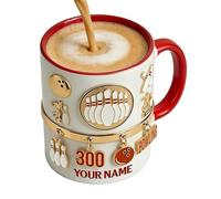 Generisch Tazza da caffè in ceramica, 350 ml/11 oz | Bowling-Themed Drinkware Çeramic Cup 3D Sport Mug | for chocolate tea latte acqua juice home dorm hotel bowling enthusiasts teens gift idea regalo