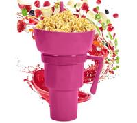 Generisch Tazza per snack e bevande | Tazza da viaggio per snack e bevande per adulti - Contenitore per snack e caramelle in viaggio, campeggio, viaggi all'aperto