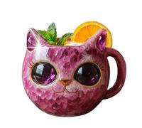 Generisch Tazze da caffè in cristallo minerale | Contenitori per bevande a forma di gatto | Bicchieri per acqua domestica - per vino, birra, soggiorno, cucina, collezionisti, compleanni, vacanze