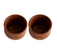 Generisch Tazze da tè in legno - 2 pezzi bicchieri fatti a mano in legno, tradizionali bicchieri per acqua - sia per caffetteria, bancone, caffè, caffè, caffè, caffè, caffè, latte, vino, latte, anche