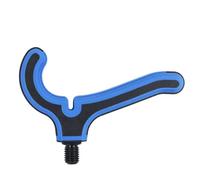 Generisch Testa di supporto per canna da pesca alla carpa, ZJT-BZ75 Feeder | Supporto per presa da pesca, con filettatura universale da 3/8, gommato a forma di V, per banco, bar e pod