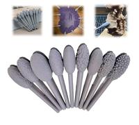 Generisch Texture Tool Set for Clay Art, Clay Texture Roller Stick- One Set 9 pezzi, fai da te Pottery Ovale Pattern Clay Texture Rolling Emboss Plaids Hand Rollers (1 pezzo)