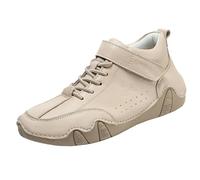 Generisch Thick Bottom Chunky Heel Stivali da donna traspiranti Round Head Chunky Heel Women's Shoes stivaletti neri da donna 42 stivali, cachi, 41 EU