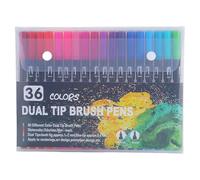 Generisch Tips Evidenziatore Color Doodle Outline Pennarelli con punta fine e punta pennello Shimmer Pastello Evidenziatore Aesthetic per artigianato, penne glitterate per disegnare