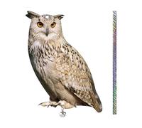 Generisch to Keep Birds Away - Fake Reflective Bird Scarecrow Sculpture,Fake Reflective Bird Scarecrow Sculpture for Yard, Orchards, Lawn, Barns, Pond