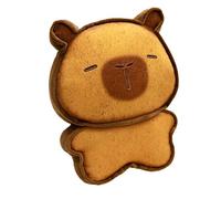 Generisch Toast - Peluche a forma di toast, simpatico peluche Toast Cat Capybara, simpatica bambola con espressione triste/felice, ciondolo per la decorazione dell'auto