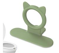 Generisch Toilet Seat Lifter - Silicone Self Adhesive Toilet Cover Handle, Lid Raiser Avoid Touch Contact | igienici per Home Hotel Restaurant Restaurant Uso | Easy Grip Lid Lifting Tool