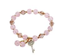 Generisch tooth Armband Mehrfarbiges -Perlenarmband für Damen, stapelbares Perlenarmband, mehrschichtiges, verstellbares Perlenarmband, buntes -Armband Glashütte Lederarmband, A, Metallo, Nessuna