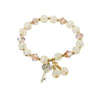 Generisch tooth Armband Mehrfarbiges -Perlenarmband für Damen, stapelbares Perlenarmband, mehrschichtiges, verstellbares Perlenarmband, buntes -Armband Glashütte Lederarmband, A, Metallo, Nessuna