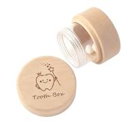 Generisch Tooth Fairy Box - Scatola di stoccaggio per tè in legno per bambini, porta keepsake Holder, Storage for Lost Teeth for Boys Girls | Memory Storages Case for Classroom Birthday Bedroom