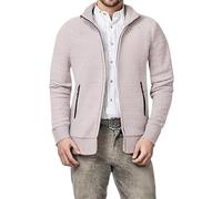Generisch Trachtenjanker, da uomo, a maniche lunghe, sportivo, con capriolo, moderno, leggero, con chiusura lampo, traspirante, per attività all'aperto, Oktoberfest, Q beige, L