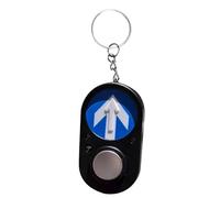 Generisch Traffic Lights Key Ring - Button Key Chain Flasher with LED Light | Novelty Flashing Pedestrian Button Keyring | For Hiking, Night Work, Kids, Boys, Girls, Friends, Family, Outdoor Purse