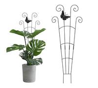 Generisch Traliccio da Giardino per Piante rampicanti - 76 x 30 cm, Stabile Supporto in Ferro, per Tutte Le Stagioni e Supporto per Viti | Forte Asta per Bonsai, Orchidee, Pepe, Balcone