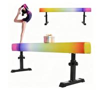 Generisch Trave di equilibrio regolabile in altezza per bambini, 5 livelli | Con una portata di 50 kg, delicato sulle articolazioni e antiscivolo, per l'allenamento dell'equilibrio a casa
