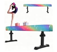 Generisch Trave di equilibrio regolabile in altezza per bambini, 5 livelli | Con una portata di 50 kg, delicato sulle articolazioni e antiscivolo, per l'allenamento dell'equilibrio a casa