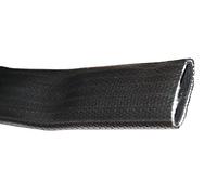 Generisch Tubo piatto per acqua, aria compressa, olio e benzina, nero, 20 mm, lunghezza: 5 m, miscela nitrile/PVC con filo sintetico HARDWARE_TUBING, tubo flessibile