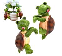 Generisch Turtle Pot Huggers - per piante dolci e durevoli | per decorare vasi, giardini, terrari e per il fascino stravagante in interni o esterni