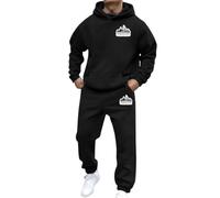 Generisch Tuta da jogging da uomo, con logo Amburgo, tuta da ginnastica e pantaloni da jogging, in due pezzi, Y2K, a maniche lunghe, con tasche, comoda da jogging, con stampa, per il tempo libero, A1