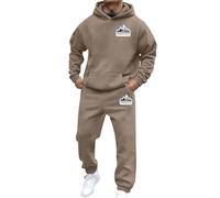 Generisch Tuta da jogging da uomo, con logo Amburgo, tuta da ginnastica e pantaloni da jogging, in due pezzi, Y2K, a maniche lunghe, con tasche, comoda da jogging, con stampa, per il tempo libero