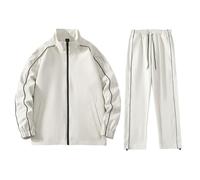 Generisch Tuta da uomo alla moda invernale Stormtrooper, giacca sportiva casual, per uomini e donne, cappotti di alta qualità, alternativa alla moda casual, bianco, XL