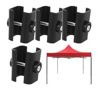 Generisch Umbrella Mount Clamp, Heavy Duty Holder, Weather Resistant Clip, Parasol Support Set for Pool Garden Beach Camping Backyard Fence Outdoor Home Use Sturdy Secure Outdoor Fixing System