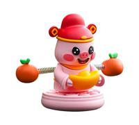 Generisch Van Dashboard Figurines - Dashboard Figurines, Shaking Spring Animal Figurinees, Good Luck Cute Car Decor for Home, Automotive Truck SUV Interior Dashboards, Dashboard Decorations