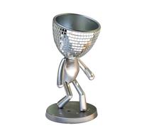 Generisch Vaso da discoteca, porta piante da discoteca, vaso astratto da | Vaso da fiori a forma di statua che si trasforma in stile discoteca, per interni, decorazione da scrivania per donne