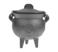 Generisch Vaso da strega per Halloween, accessorio per rituali che brucia, accessorio per altare, decorazione spirituale per cerimonie, accessori per feste a casa infestata, decorazione estetica scura