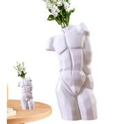 Generisch Vaso decorativo in ceramica - Vaso da fiori per il corpo moderno e maschile | Creativo Body Art vaso in ceramica da uomo, in stile artistico, per una finitura incredibile