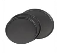 Generisch Vassoio per pizza | 1 set di per cena in acciaio per pizzaa Baking Pan | Oven Healthy Durable Freezer & Dishwasher Safe for Pie Cake Cookie Home Kitchen Outdoor Barbecue Picnic