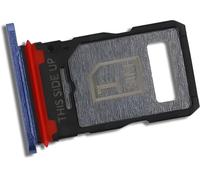 Generisch Vassoio Porta Doppia SIM di Ricambio per Motorola Edge 50 PRO (XT2403-2), Viola