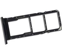 Generisch Vassoio Porta Doppia SIM di Ricambio per ZTE Blade A75 (Z2357N), Nero