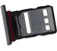 Generisch Vassoio Scheda Doppia SIM di Ricambio per Honor 400 PRO (DNP-NX9) Grigio